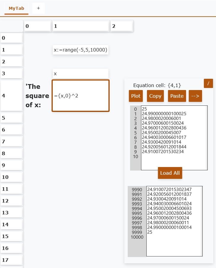 Matrix operations preview